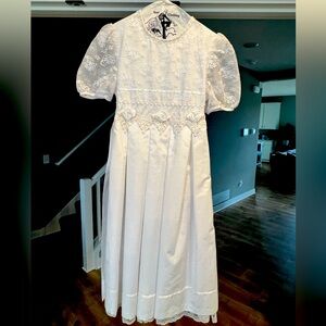 Girls white first communion/event dress